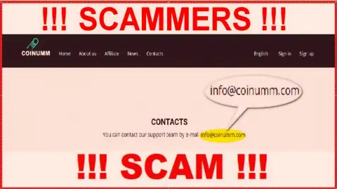 Coinumm thiefs email