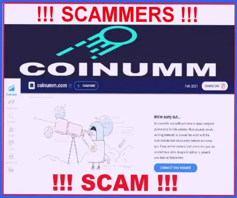 There is no information about Coinumm Com thiefs on SimilarWeb
