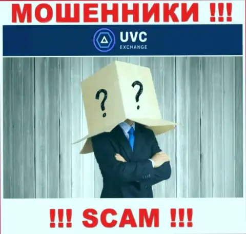 Не взаимодействуйте с мошенниками UVCExchange - нет сведений о их непосредственном руководстве