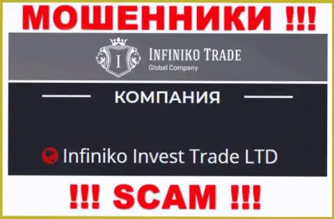 Infiniko Invest Trade LTD - это юр лицо internet-ворюг InfinikoTrade
