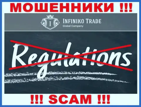 Infiniko Trade беспроблемно присвоят ваши финансовые средства, у них вообще нет ни лицензии, ни регулятора
