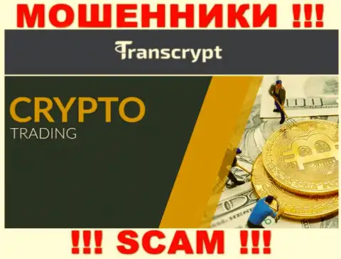 ТрансКрипт ОЮ - это интернет-мошенники !!! Область деятельности которых - Crypto trading