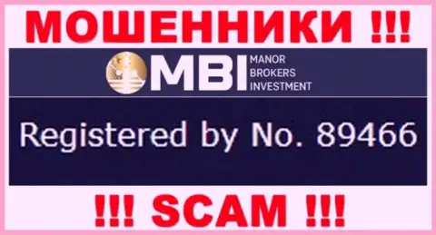 ФХМанор - регистрационный номер мошенников - 89466