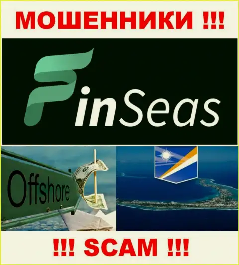 FinSeas намеренно обосновались в офшоре на территории Маршалловы острова - это МОШЕННИКИ !!!