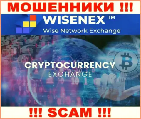 WisenEx Com заняты надувательством клиентов, а Крипто обменник лишь прикрытие