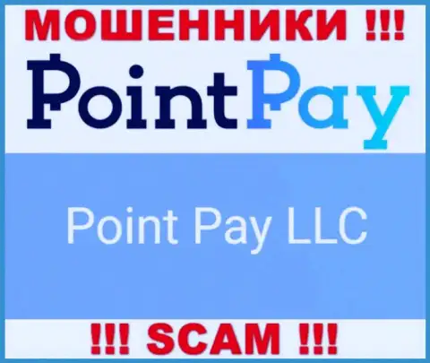 Юридическое лицо шулеров Поинт Пэй ЛЛК - это Point Pay LLC, сведения с сайта ворюг