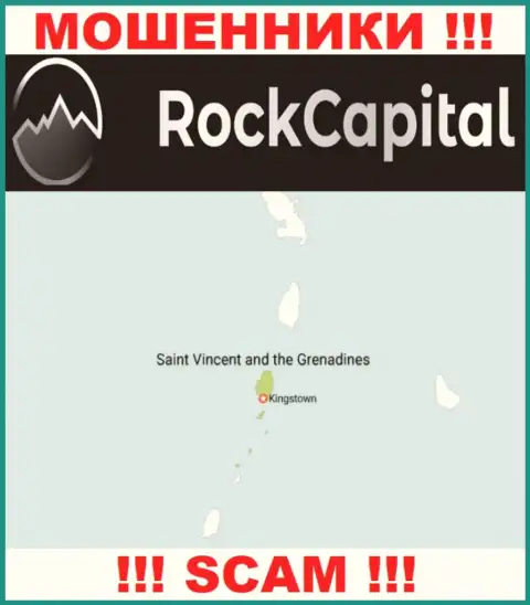 С организацией Rock Capital работать ДОВОЛЬНО РИСКОВАННО - прячутся в оффшоре на территории - St. Vincent and the Grenadines