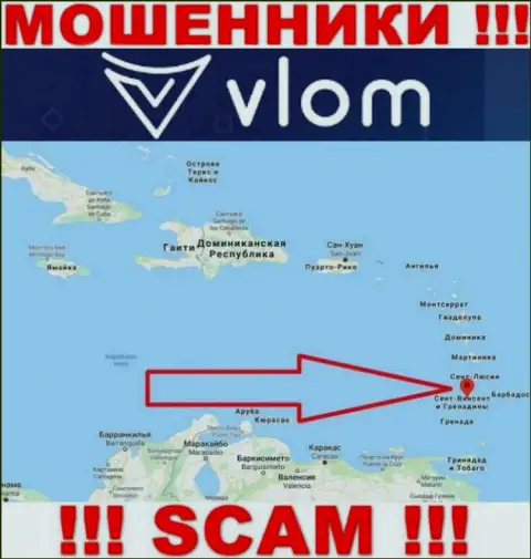 Контора Влом - это интернет мошенники, обосновались на территории Сент-Винсент и Гренадины, а это оффшорная зона