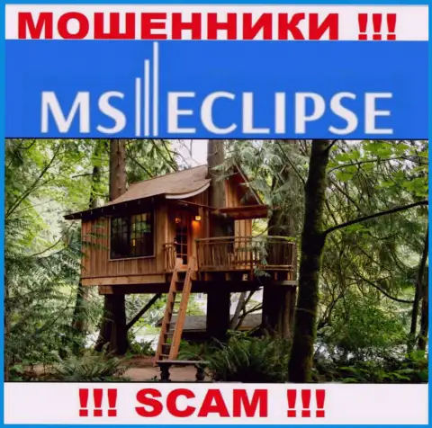 Неизвестно где базируется лохотрон MS Eclipse, свой официальный адрес скрывают
