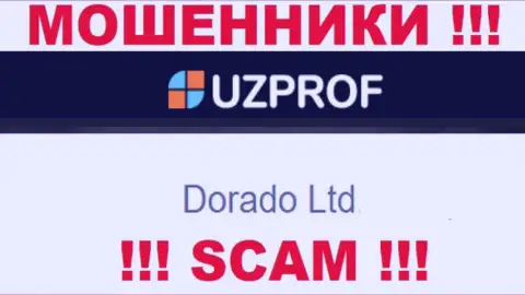 Организацией УзПроф руководит Dorado Ltd - данные с официального интернет-ресурса лохотронщиков