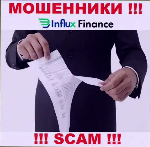 InFluxFinance не смогли получить лицензии на осуществление своей деятельности - это ВОРЫ