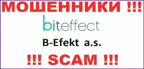 Bit Effect это МОШЕННИКИ !!! Б-Эфект а.с. - это организация, управляющая указанным лохотронным проектом