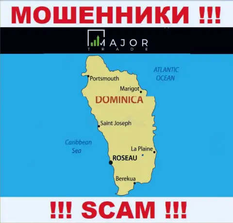 Обманщики MajorTrade Pro засели на территории - Commonwealth of Dominica, чтобы спрятаться от наказания - МОШЕННИКИ