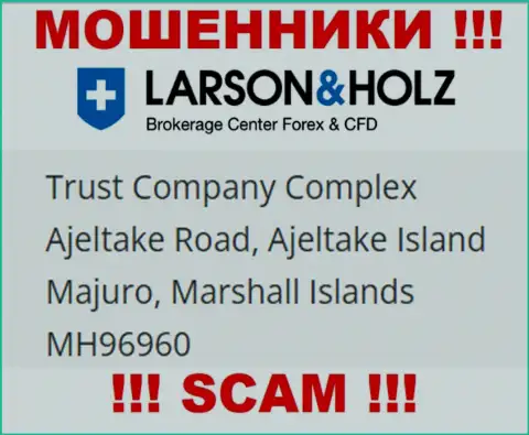 Оффшорное местоположение LarsonHolz Ru - Trust Company Complex Ajeltake Road, Ajeltake Island Majuro, Marshall Islands МН96960, откуда эти жулики и проворачивают противоправные манипуляции