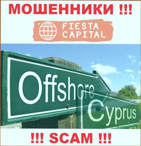 Оффшорные интернет-аферисты FiestaCapital прячутся здесь - Кипр